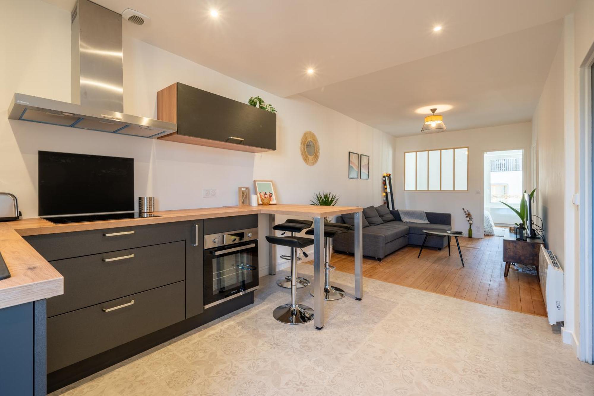 Apartmán T2 Cosy A Deux Pas De La Gare Nantes Exteriér fotografie
